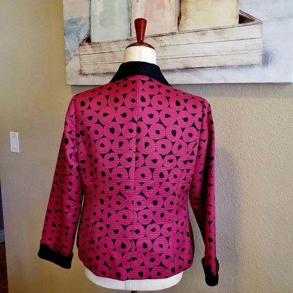 SCOTT TAYLOR | Petite Pink Open Jacket/Shawl sz PM - Picture 6 of 6